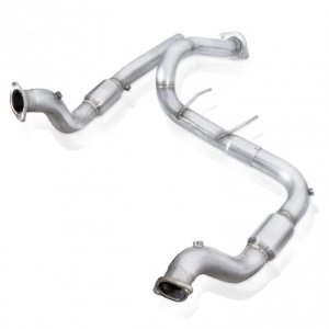 Ford Raptor Performance Exhaust - Stainless Works - Downpipe High-Flow Cats, 3